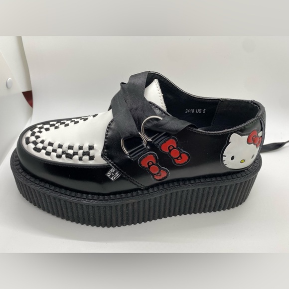 T.U.K. Hello Kitty limited edition mondo creepers size Us5 EU36 NWB - Picture 3 of 13